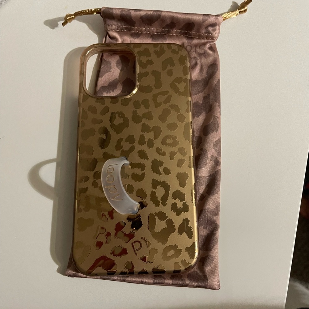 Loopy gold leopard 12 pro Max case